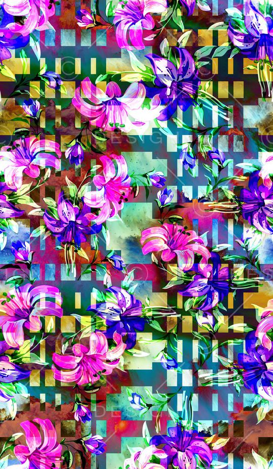 几何印花华亿平台图片