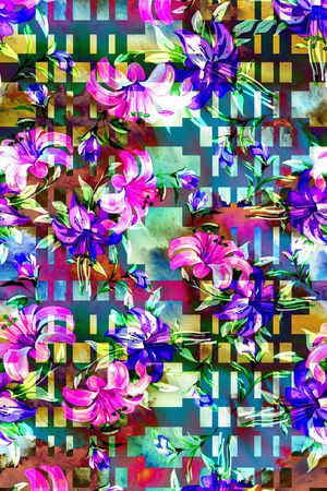 几何印花华亿平台图片