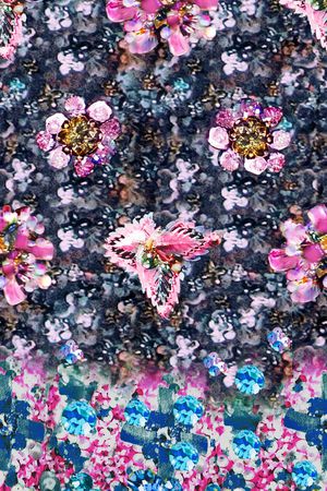 大衣印花华亿平台图片