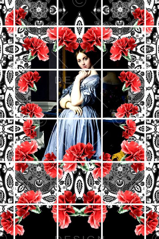 康乃馨印花华亿平台图片