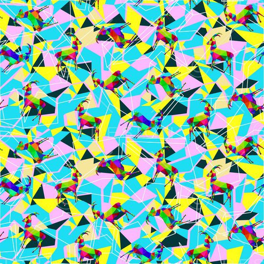 几何印花华亿平台图片