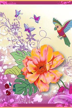 中国风印花华亿平台图片