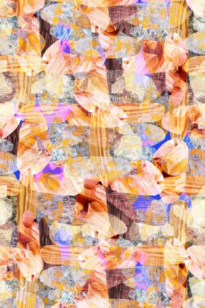 抽象花纹印花华亿平台图片