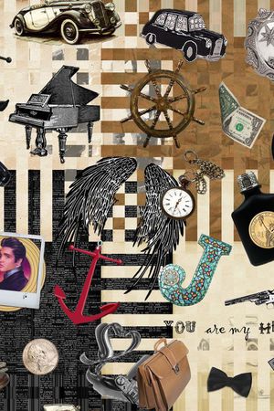 复古印花华亿平台图片