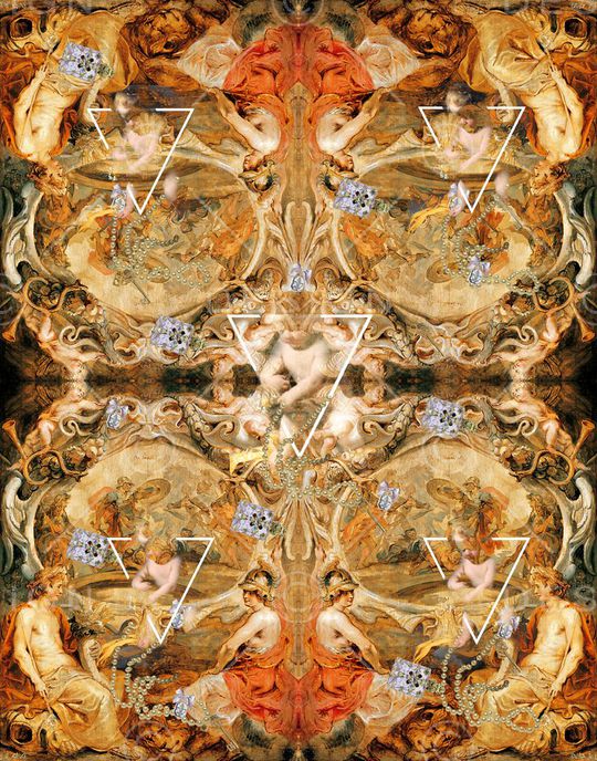 复古印花华亿平台图片