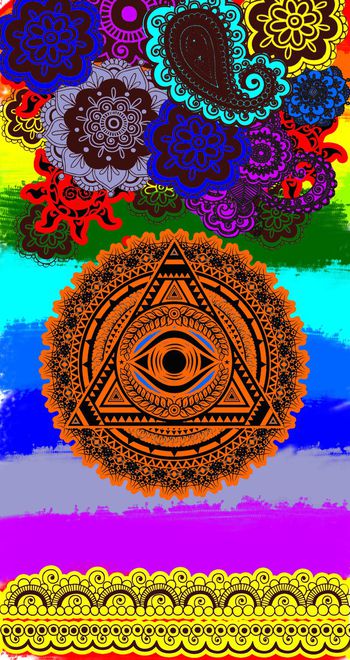 几何印花华亿平台图片