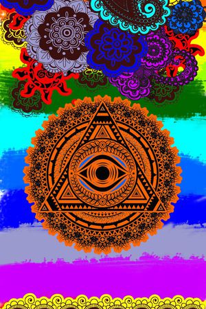 几何印花华亿平台图片