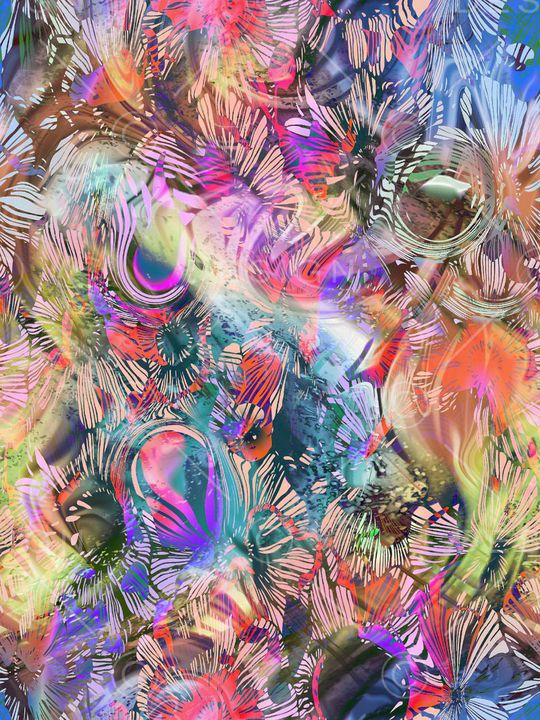 抽象印花华亿平台图片