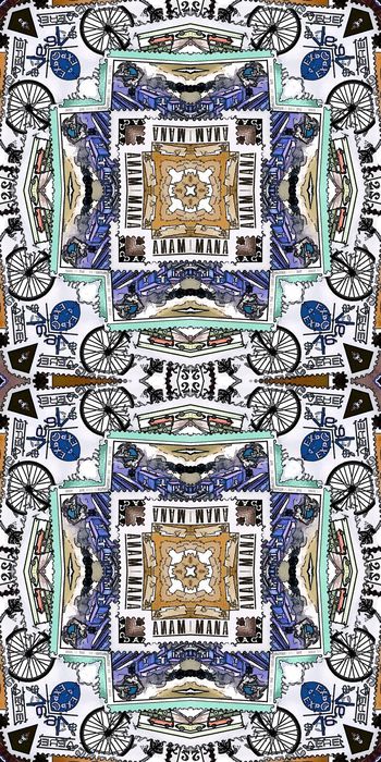 405472-水彩效果老邮票二十世纪初老火车自行