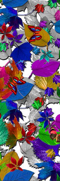 热带风情印花华亿平台图片