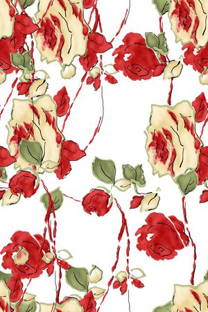 创意手绘印花华亿平台图片