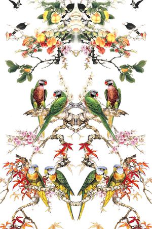 中国风印花华亿平台图片