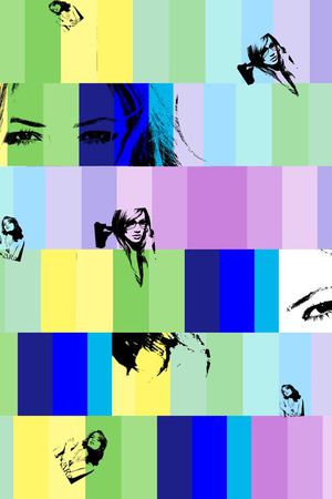 彩色格子印花华亿平台图片