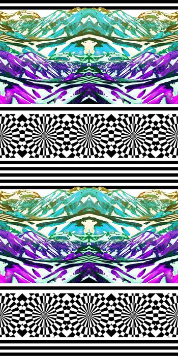 405703-冰冻霜露雪山冻原地表景观黑白波普几