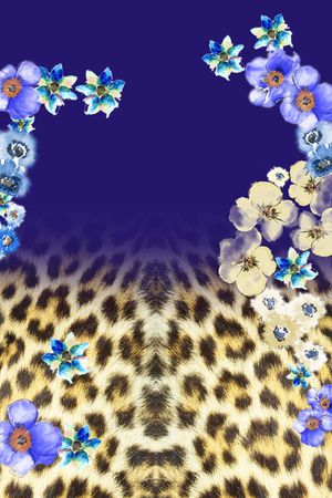 豹纹印花华亿平台图片