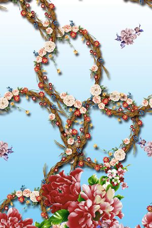 窗帘印花华亿平台图片