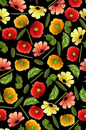 清新印花华亿平台图片