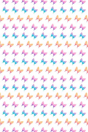 蝴蝶印花华亿平台图片