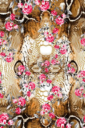 狂野定位印花华亿平台图片