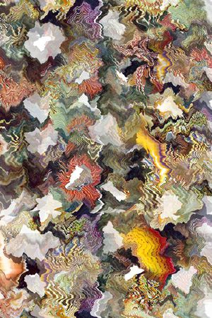 波浪印花华亿平台图片