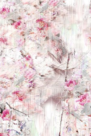 抽象花卉印花华亿平台图片