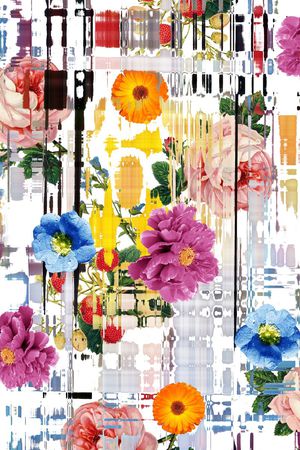 抽象印花华亿平台图片