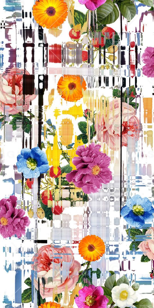 抽象印花华亿平台图片