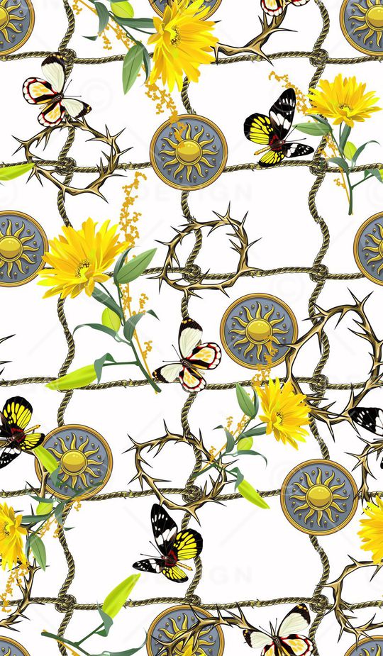 清新印花华亿平台图片