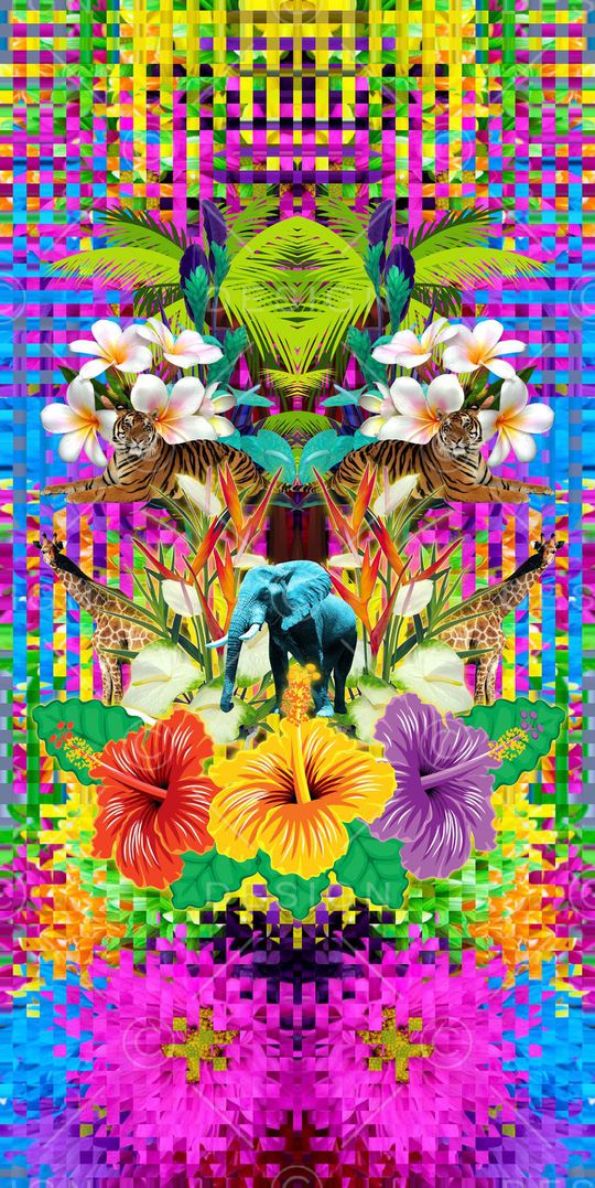 百兽印花华亿平台图片