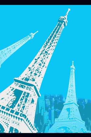 靓丽 埃菲尔铁塔印花华亿平台图片