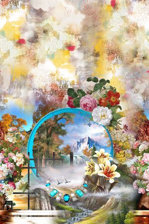 画框印花华亿平台图片