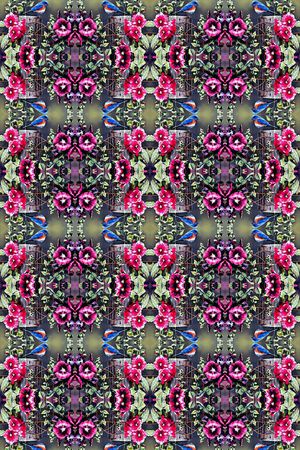 花鸟印花华亿平台图片