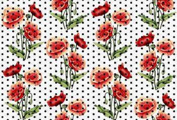 406760-2015 走秀款 D&G 波点花卉