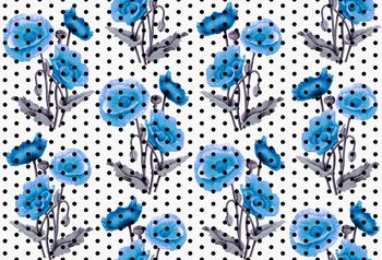 406761-2015 走秀款 D&G 波点花卉