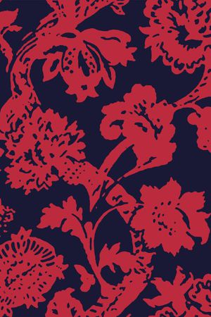 宫廷风印花华亿平台图片