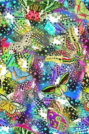 抽像印花华亿平台图片