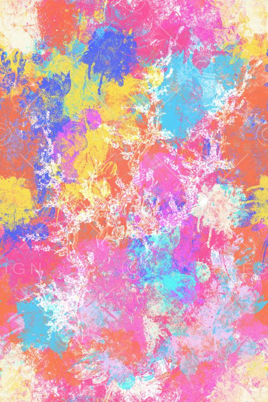 油墨色块花印花华亿平台图片