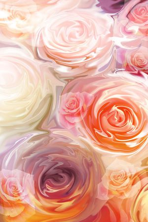 手绘花印花华亿平台图片