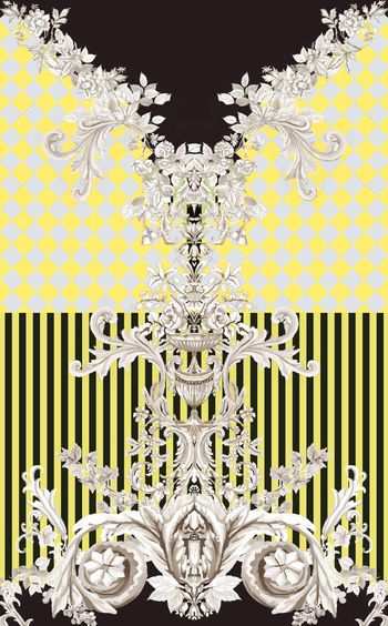 406988-手绘罗马长裙定位华亿平台