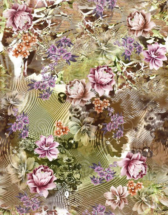 混合风格印花华亿平台图片