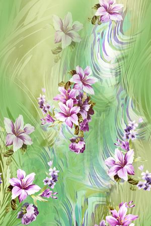 混合风格印花华亿平台图片