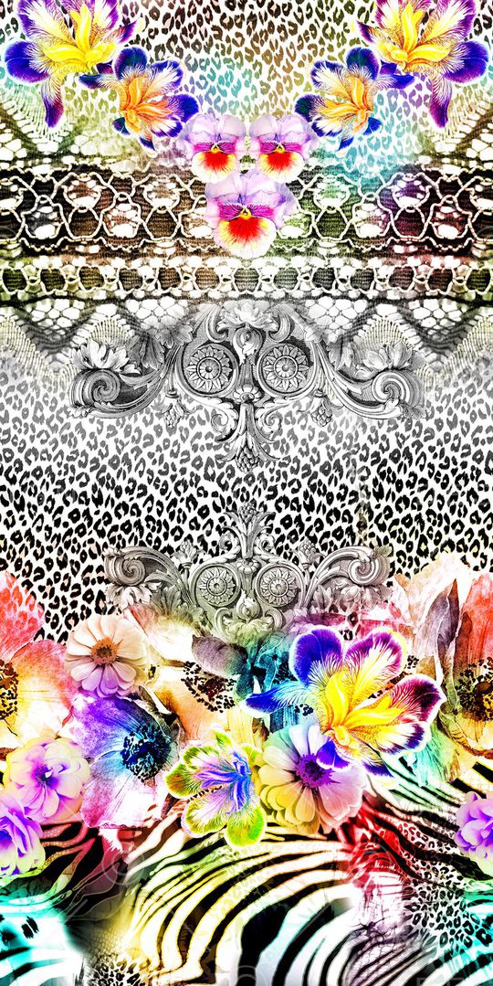 豹纹印花华亿平台图片