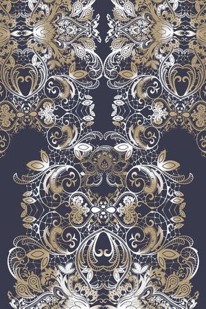 蕾丝印花华亿平台图片