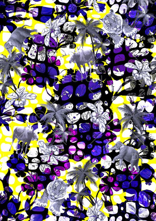 豹纹印花华亿平台图片