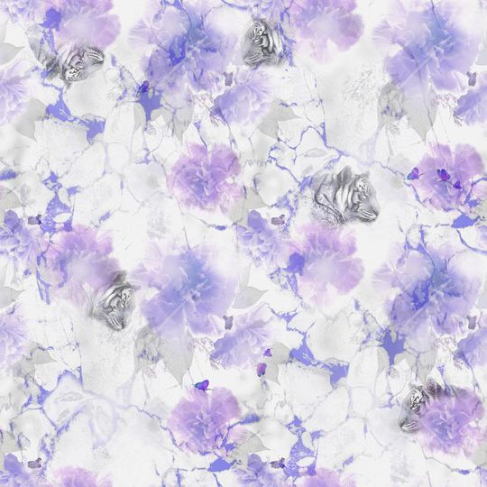 蝴蝶印花华亿平台图片