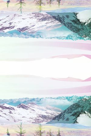 抽象印花华亿平台图片