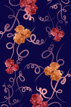 花朵印花华亿平台图片