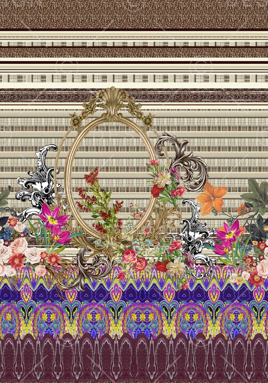 民族风印花华亿平台图片