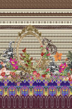 民族风印花华亿平台图片