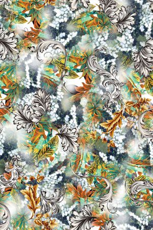 休闲风印花华亿平台图片